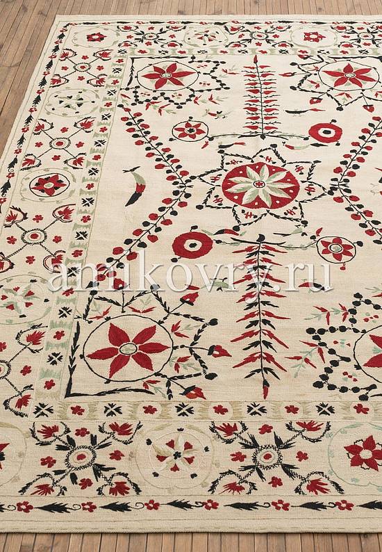 Безворсовый ковер ручной работы Kilim Casablanca 2