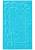 Бирюзовый коврик для ванной из хлопка SCTN 10-Turquoise