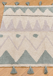 ковер в перспективе Lorena Canals Cotton Mini Aztec