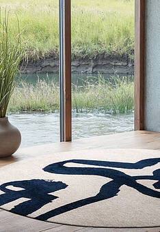 ковер в интерьере Shapes LS6083-L408 круг