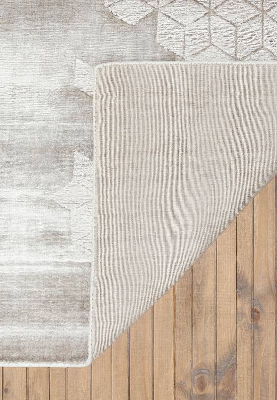 Индийский ковер из вискозы 33559 H-08 Grey