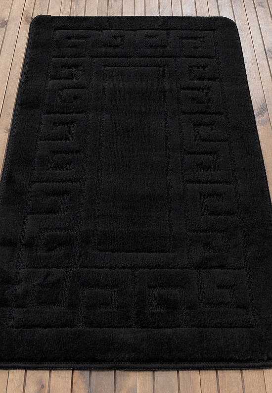 Черный коврик для ванной Ethnic 2513 Black