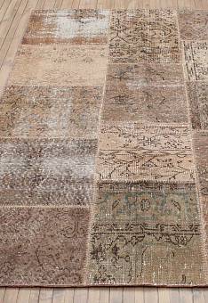 Безворсовый ковер Antik Patchwork 121-Lime Yellow
