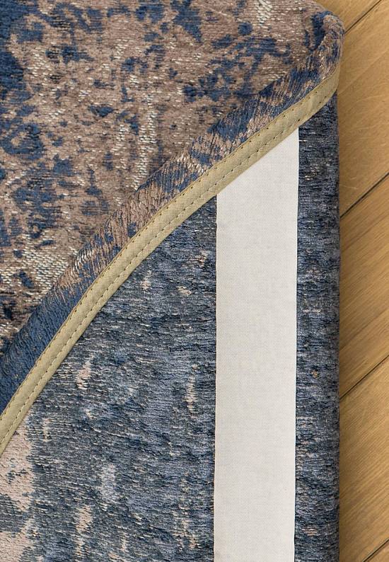 Безворсовый ковер с текстурой шенилл LM3318-L92