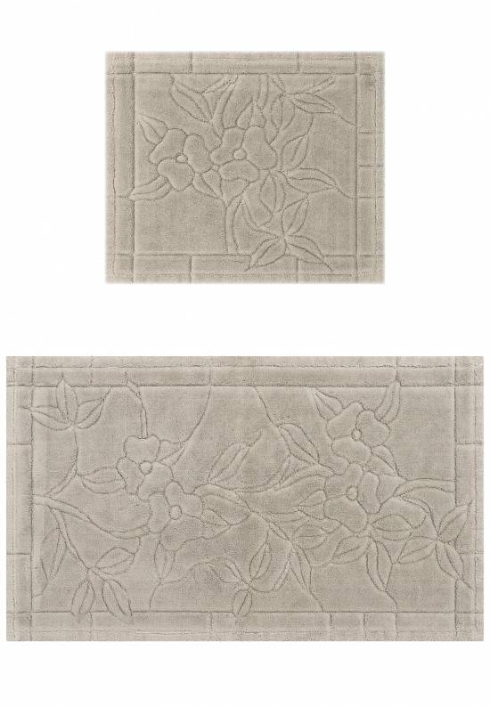 Комплект ковриков для ванной и туалета Pedina 05 Grey