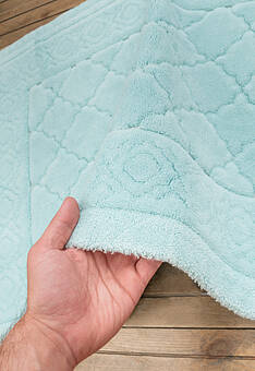 фактура коврика Confetti Bath Cotton Salda 02 Mint Green