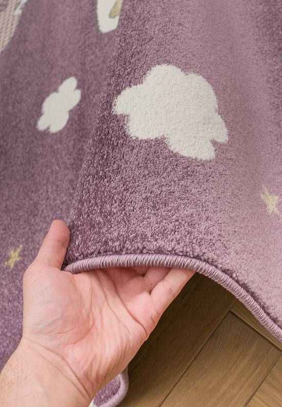 Недорогой современный ковер 2922-Light Purple