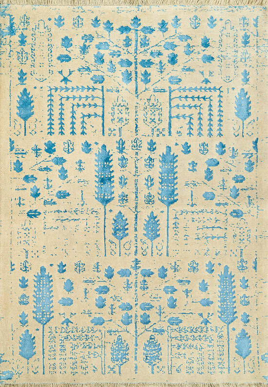 Иранский ковер из шерсти 29037