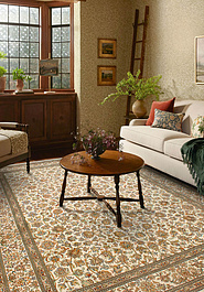 ковер в интерьере Cashmir 252374-Afshar beige