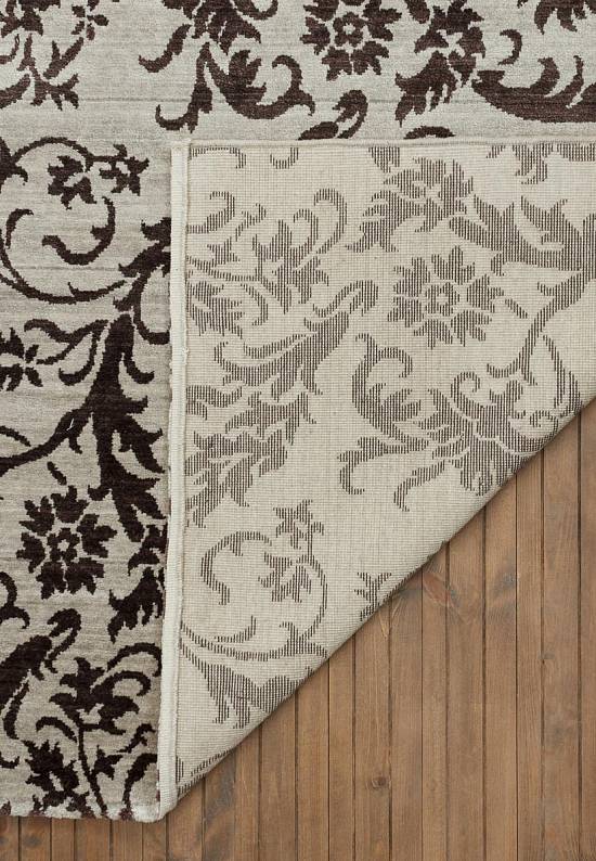 Неоклассический ковер из бамбукововй вискозы 526-Sand Beige