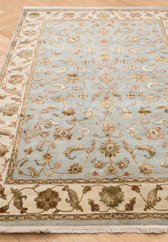 Элитный ковер ручной работы 10/10 RS-03-Light Blue/Ivory
