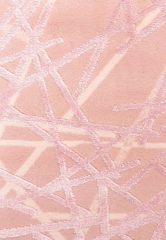 Турецкий абстрактный ковер 2727 Pink