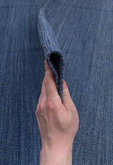 фактура безворсового ковра Ligne Pure Rise 216.002-500