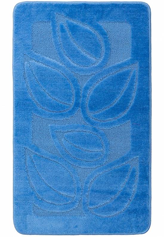 Синий коврик для ванной Flora 2509 Blue