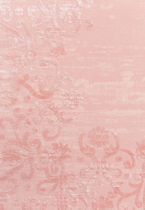 Турецкий однотонный ковер из акрила 5326 Pink