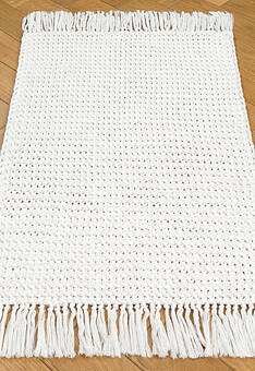 коврик для ванной в перспективе Irya Bath Lavish-White