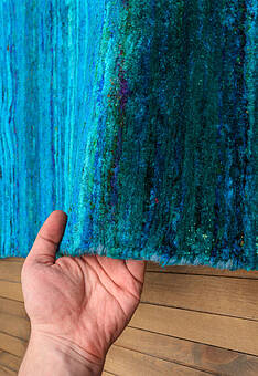 фактура ковра Crystal Firozi-Turquoise