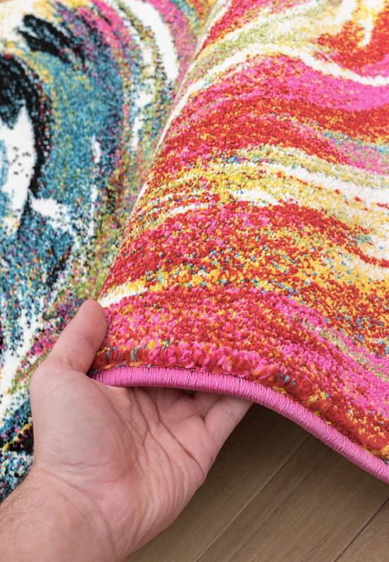 Недорогой синтетический ковер 2950-Multicolor