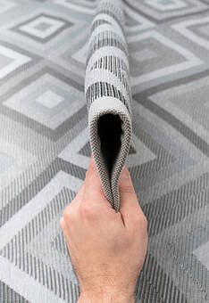 фактура безворсового ковра Smart Weave Tahula-Silver