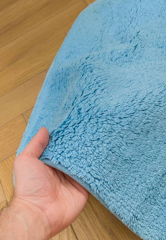 Голубой коврик для ванной Calypso 1698 Blue