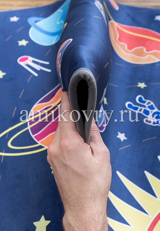 Детский плюшевый игровой коврик Matlig 0334 Открытый космос