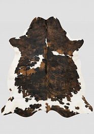 дизайн натуральной шкуры коровы Триколор коричневый LN002-Tricolor 862