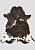 Натуральная шкура коровы Триколор коричневый LN002-Tricolor 862