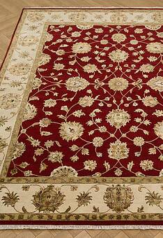 ковер в перспективе по ворсу Kashan gold 10/10 MI-880-Red/Ivory