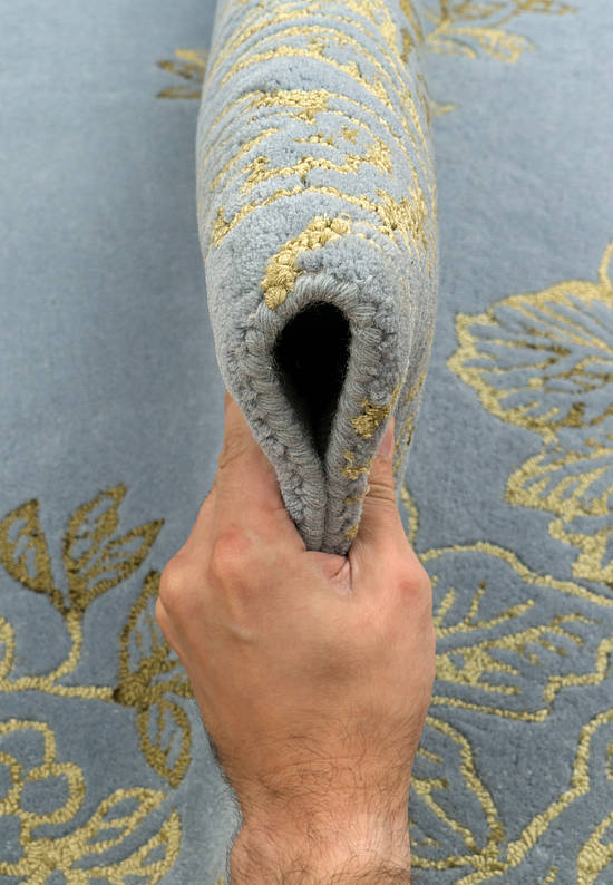 Шерстяной ковер Tonquin Blue Gold