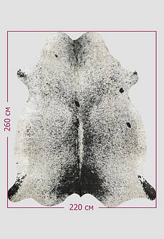 размер натуральной шкуры коровы Соль/перец чёрно-белая LN012-Salt/Pepper 952