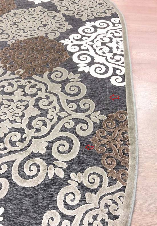 Бельгийский вискозный ковер RV318-R106 discount3