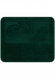 дизайн коврика для ванной Confetti Bath Maximus Flora 2536 Hunter Green