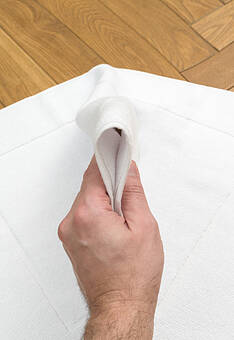 фактура коврика для ванной Aura White