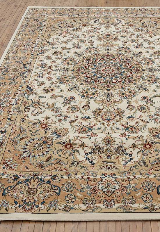 Восточный ковер из Ирана Super Tabriz 1.75392-cream-pink