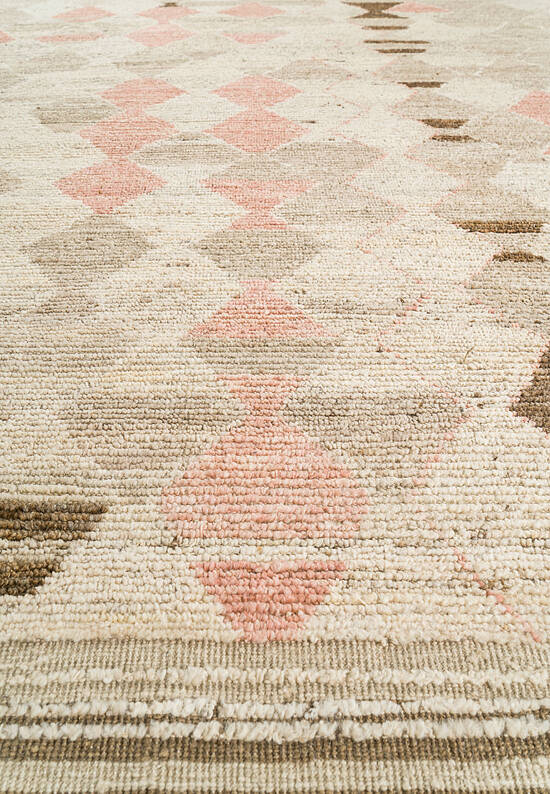 Дизайнерский шерстяной ковер RE-1332 5/16 Soft Gold/Light Coral