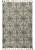Безворсовый ковер из хлопка JHC-17-07 natural-green