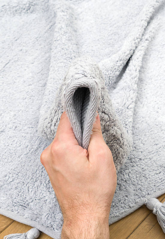 Хлопковый ковер CBN Plain Grey