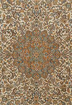 фрагмент ковра Cashmir IIST-GI75KE5ZZ Kashan Cream