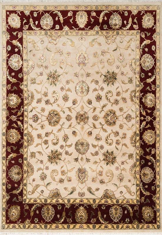 Элитный ковер ручной работы 10/10 JK-104 Ivory-Red