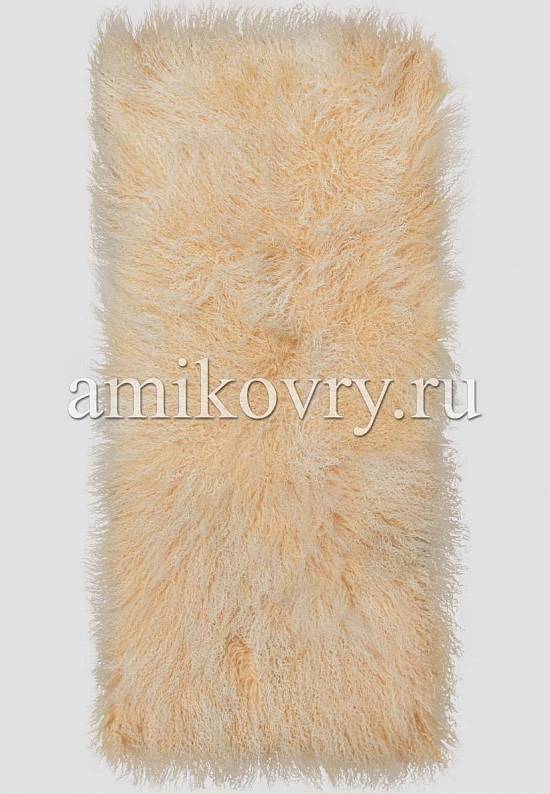 Тибетская овчина бежевая без подкладки