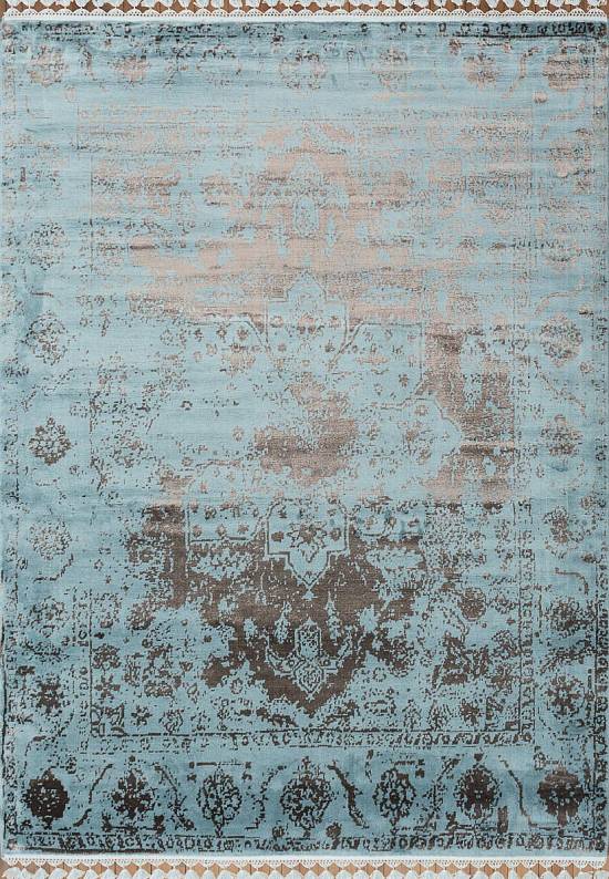 Классический вискозный ковер 12 Turquoise