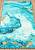 Бирюзовый коврик для ванной  Marbling 01 Turquoise