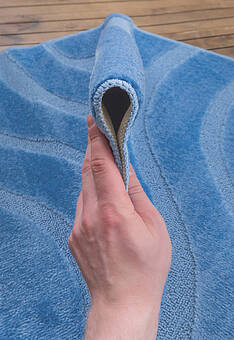 фактура коврика для ванной Confetti Bath Maximus Symphony 2509 Blue