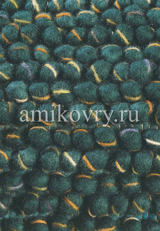 Дизайнерский безворсовый ковер из шерсти Cobble-29207