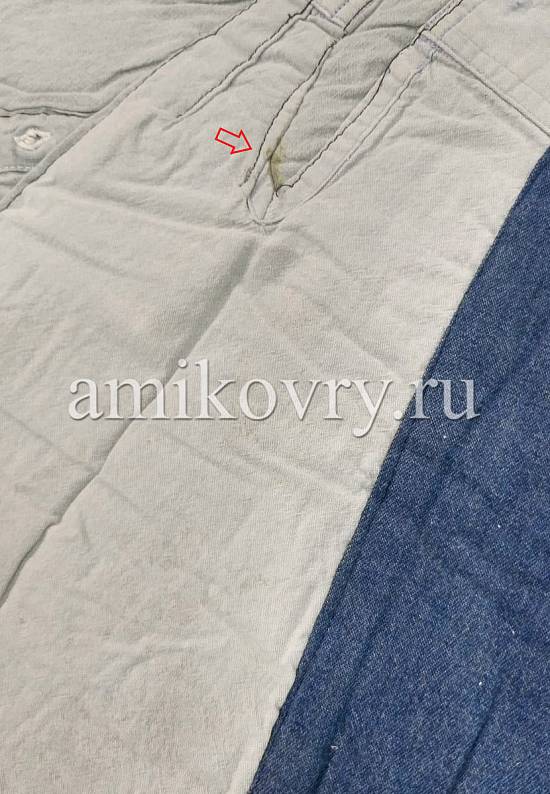 Ковер пэчворк ручной работы из джинсы Jacket-Natural discount1