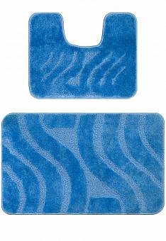 дизайн комплекта ковриков для ванной Confetti Bath Maximus Symphony 2509 Blue PS
