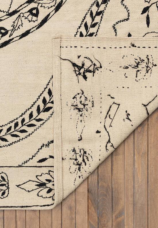 Элитный ковер ручной работы Kilim Addis Ababa Black