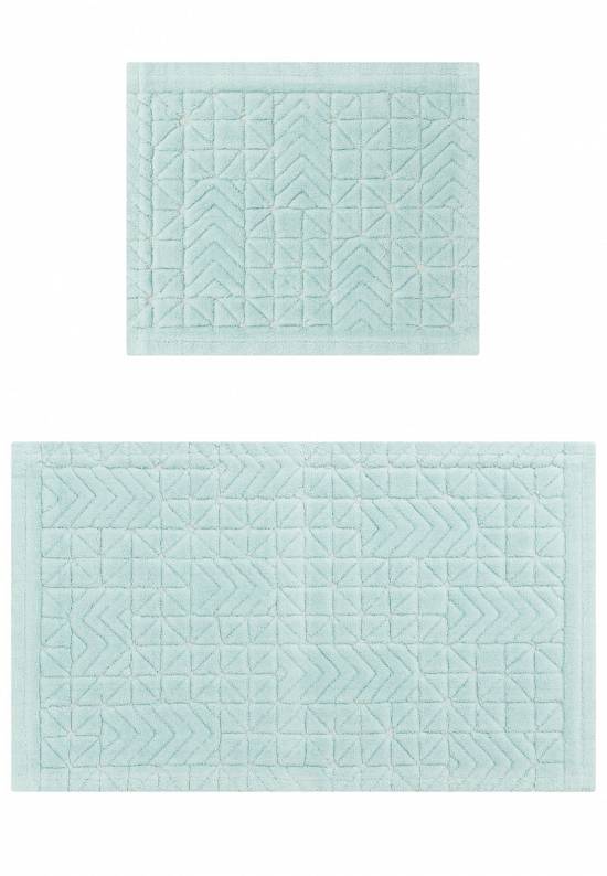 Комплект ковриков для ванной и туалета Bafa 02 Mint Green