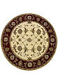 Ковер ручной работы Kashan gold 10/10 CH-114-Ivory/Red круг