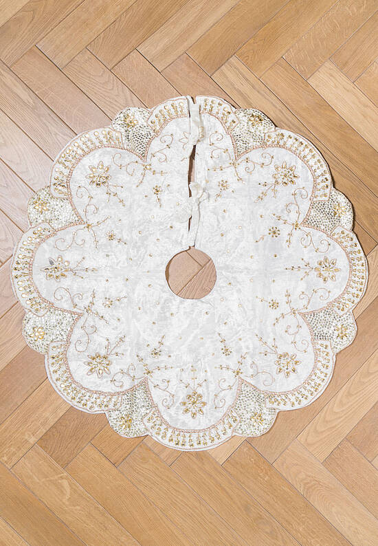 Коврик-юбка под ёлку